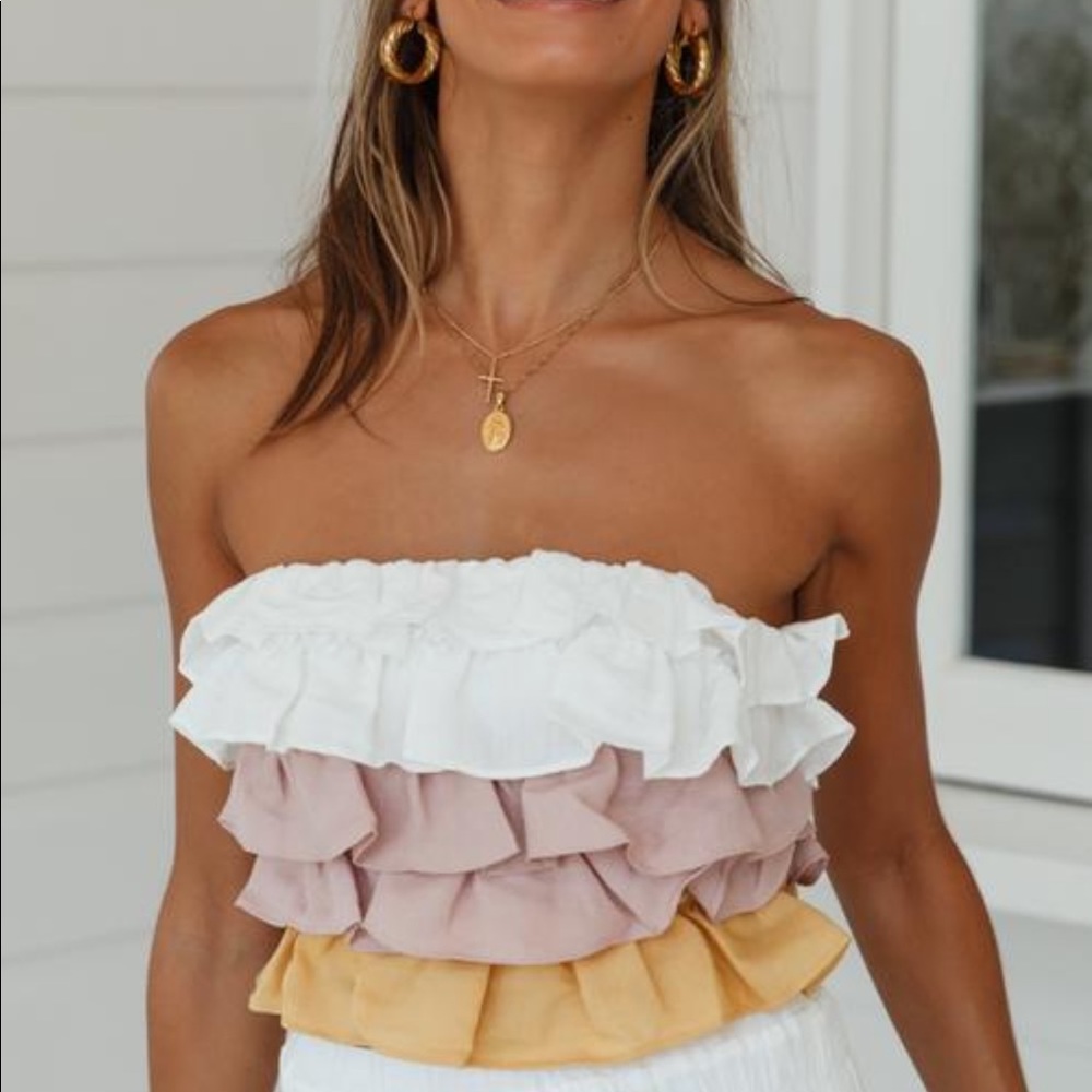 sun seeker top in multi